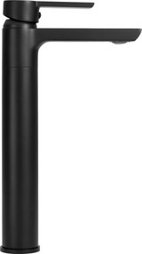 Rea Argus, vysoká umývadlová batéria h-285, čierna matná, REA-B6211