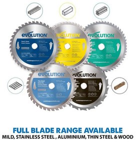 Okružná píla EVO S185CCSL 1600W s kotúčom na oceľ EV000181.S
