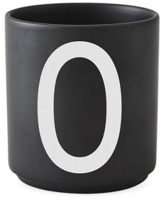 DESIGN LETTERS Porcelánový hrnček/dózička Letters Black 300 ml W