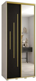 Skriňa 45 Canaris 13 100 biela/čierna/gold