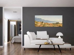 Obraz - Alexandre Calame, Swiss Landscape, reprodukcia (120x50 cm)