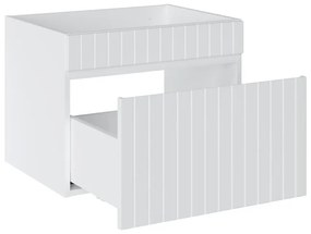 Kúpeľňová skrinka CMD ICONIC WHITE 82-80-D-1S biely mat/biela alpská