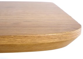 Rozkladací jedálenský stôl Diamond - dub zlatý / čierna