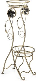 STOJAN NA KVETINÁČ QUINCY 90,5X40 CM ZLATÁ
