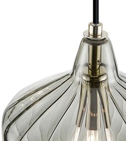 Toolight Toolight, závesné svietidlo 1xE27 APP1121-1CP, čierna-zlatá, OSW-40101