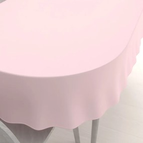 Biante Dekoračný oválny obrus Rongo RG-062 Cukrovo ružový 120x180 cm