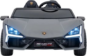 Elektrické autíčko Lamborghini Revuelto XL STRONG sivé