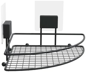 Samodržiaca rohová kúpeľňová polička Compactor Magic Bath