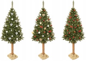 Dekorstudio Umelý Vianočný stromček na pni Smrek 160cm