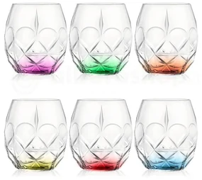 RCR ALKEMIST COLOR POHÁR 380ML SADA 6 KS