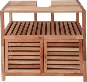 Kúpeľňová skrinka pod umývadlo Naturel Home 67,5x63x35,5 cm orech mat HOMEUM