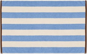 Modrá textilná kúpeľňová predložka 50x80 cm Gobo – noo.ma