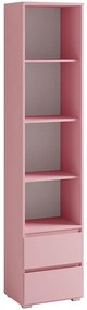 Regál Úzky Cosmo C01Ružová