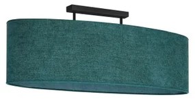 Duolla - Prisadený luster OVAL 2xE27/15W/230V zelená