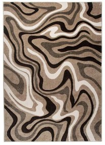 Kusový koberec Moderný vzor béžový 2 140x190cm