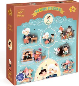 Djeco Rozprávkové puzzle: Pinocchio