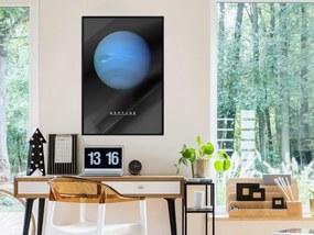 Artgeist Plagát - Neptune [Poster] Veľkosť: 40x60, Verzia: Čierny rám s passe-partout