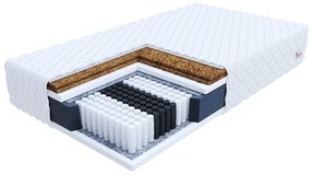 Tvrdý taštičkový ortopedický matrac s kokosom Frasio 160x200