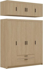 Nadstavec na skriňu Elena 4D dub olejovaný