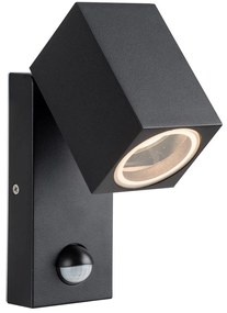Azzardo AZ4695-Vonkajšie nástenné svietidlo so senzorom GORAN 1xGU10/35W/230V IP44
