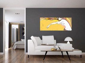 Obraz - Dievča (120x50 cm)