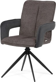 Jedálenská stolička látka/kov DCH-F1146 Farba: Sivá