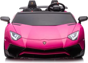 LEAN CARS Elektrické autíčko Lamborghini XXL A8803 ružové 24V