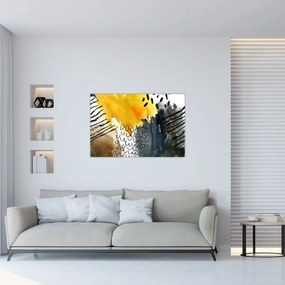 Obraz - Abstraktný akvarel (90x60 cm)