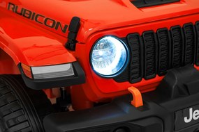 Ramiz Jeep Wrangler Rubicon LIFT elektrické autíčko pre deti oranžové