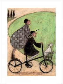 Umelecká tlač Sam Toft - Double Decker Bike, Sam Toft, (60 x 80 cm)