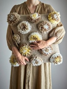 Dekoračný vankúš s prímesou vlny 50x50 cm Somma – Bloomingville