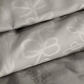 ŽAKÁROVÉ OBLIEČKY NADIA 160X200 CM, 2 KS 70X80 CM ŠEDOBÉŽOVÁ