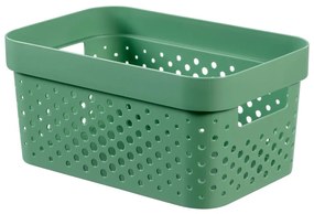 Zelený úložný košík Curver Infinity Dots, 4,5 l