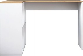 Haril Oak a biely pracovný stôl