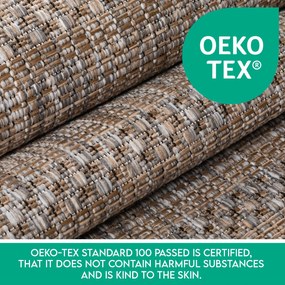 Ayyildiz, Kusový koberec Zagora 4513 Beige – na von aj na doma, 120x170, béžová, chodba / predsieň