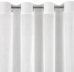 ZÁCLONA NA KRÚŽKOCH LUCY 400X250 CM BIELA