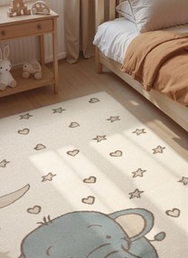 Hanse Home, Detský koberec Adventures 106408 Cream Multicolor, 200x290, viacfarebná, detská izba