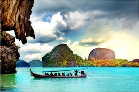 Obraz - Zátoka Phang Nga (90x60 cm)