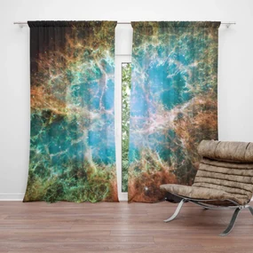 Sablio Záves Vesmírna abstrakcia: 2 ks 140x250 cm
