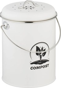 Kompostovacie vedro s filtrom na zápach 5,5l RD51222, biela