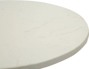 Odkladací stolík Cup 37 cm mramor/strieborný