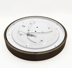Brilagi - LED stropné svietidlo CARVALHO 4xE27/60W/230V, dub/orech, priemer 57,5 cm