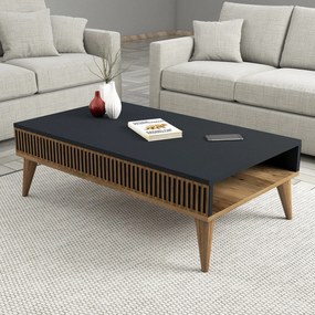 Konferenčný stôl Milan - Walnut, Anthracite
