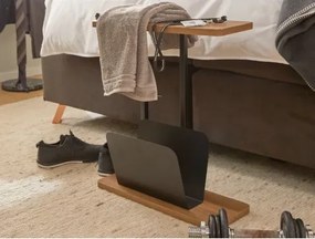 Odkladací stolík s priehradkou na noviny Alpha%