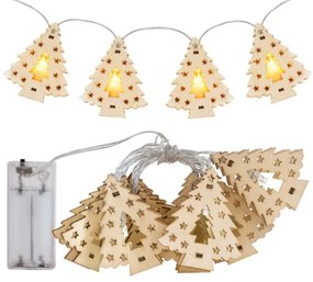 LED girlanda CD009 drevené stromčeky