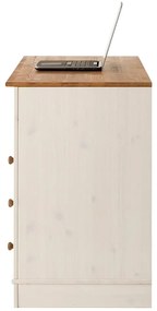 Pracovný stôl s doskou z borovicového dreva 50x140 cm Anita – Støraa