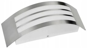 Vonkajšie nástenné svietidlo 1xE27/14W/230V IP44 matný chróm