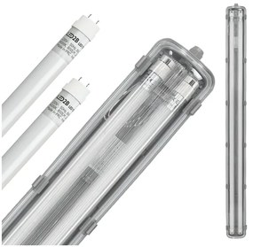 LED Technické žiarivkové svietidlo T8 2xG13/18W/230V 6500K IP65