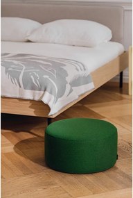 Zelený vlnený taburet Folk – noo.ma