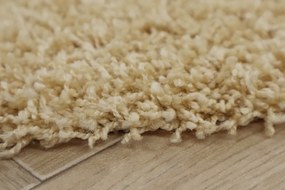 Vopi, AKCIA: 95x120 cm Koberec metráž Color Shaggy béžový - neúčtujeme odrezky z role - obšitý zo všetkých strán, šíře, béžová, ab (mriežka), detská izba